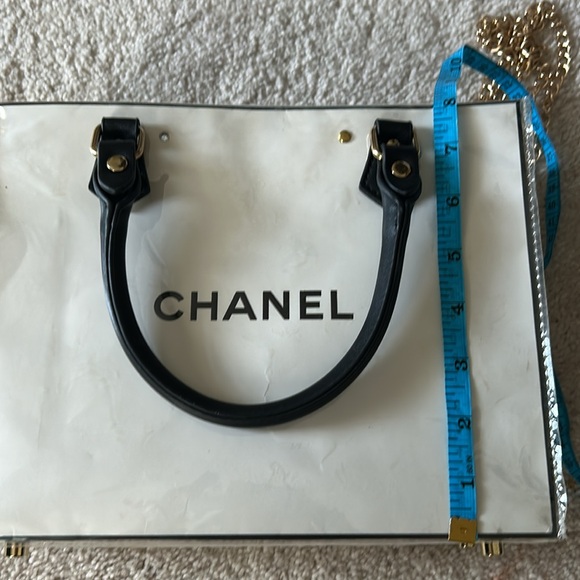 Chanel White Shopping Bag 2 Way Bag - Picture 8 of 9